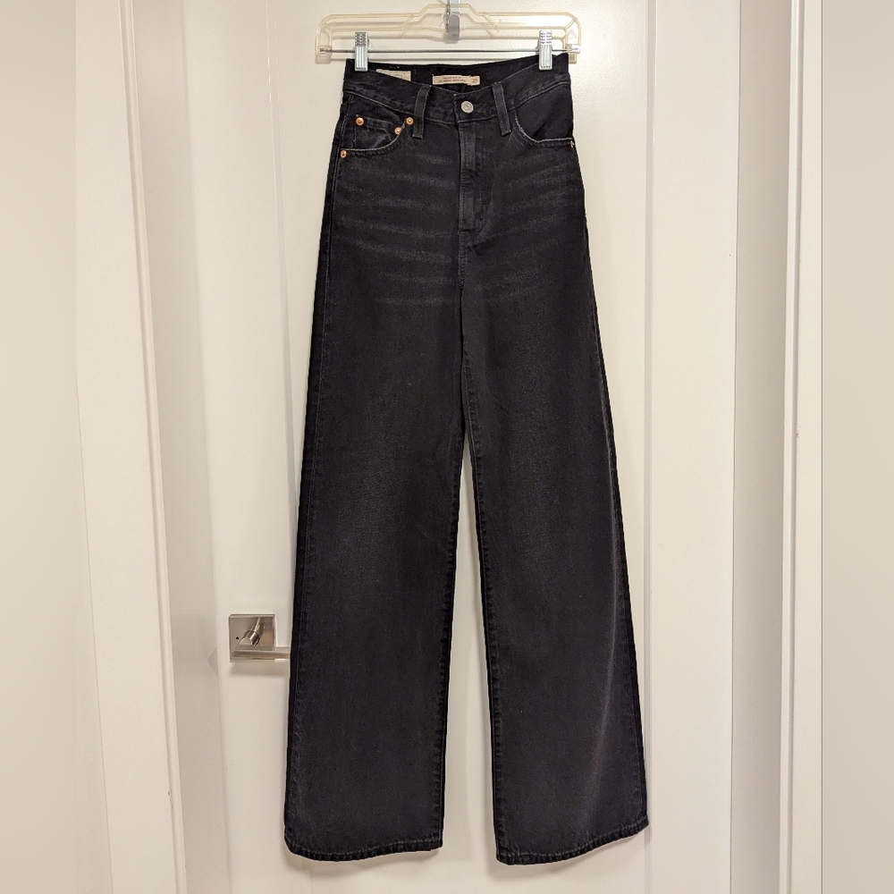 Levi's Black Flare & Wide Leg Jeans - Picture 3 of 15